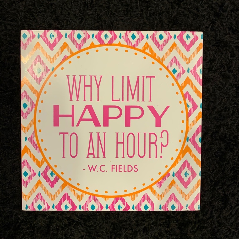 Happy hour wall art